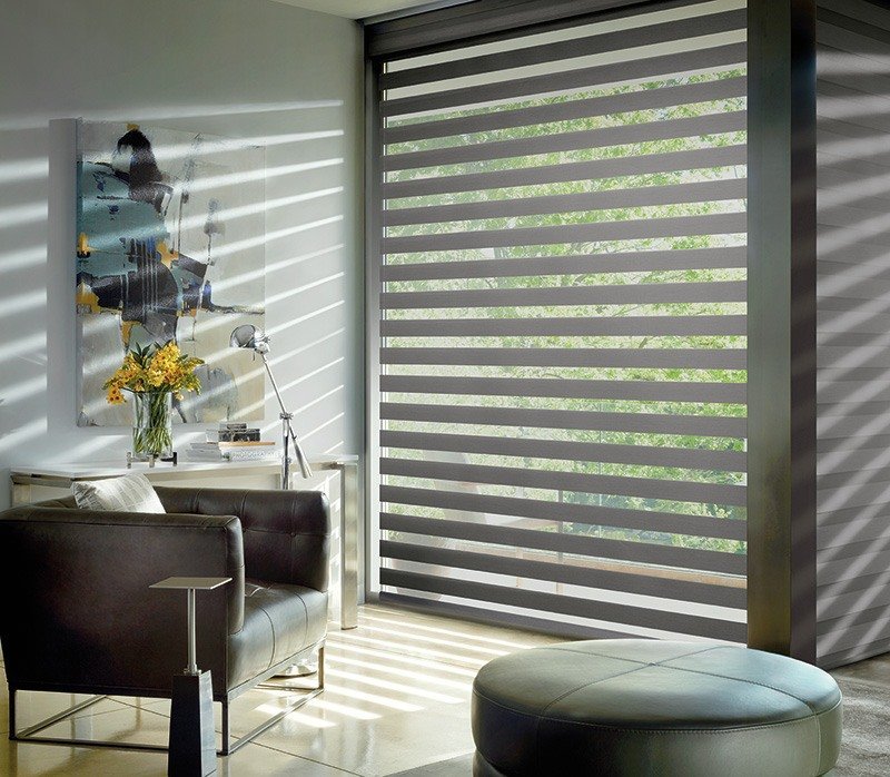 Indianapolis IN Modern Designer Banded Shades